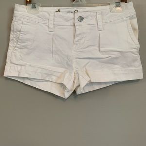 White denim American Rag jean shorts